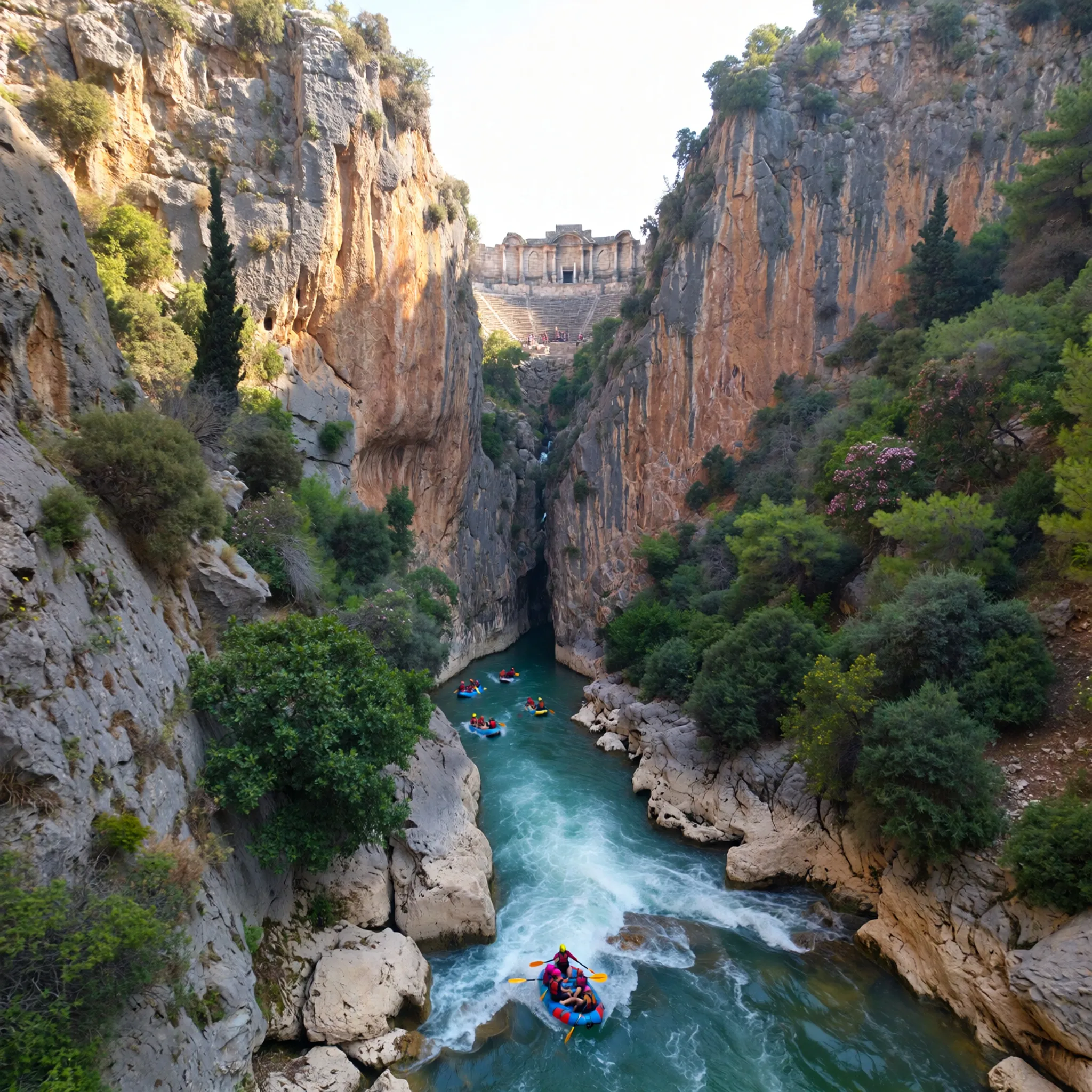 Aktywny wypoczynek w Kanionie Köprülü i Aspendos