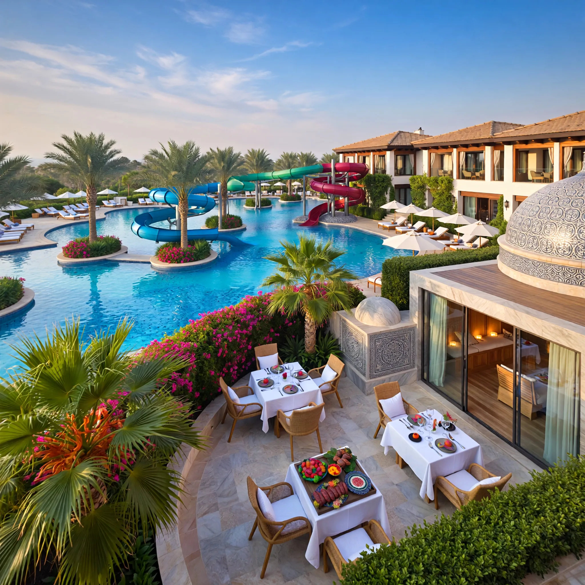 Infrastruktura hotelowa: aquaparki, strefy wellness i restauracje a la carte