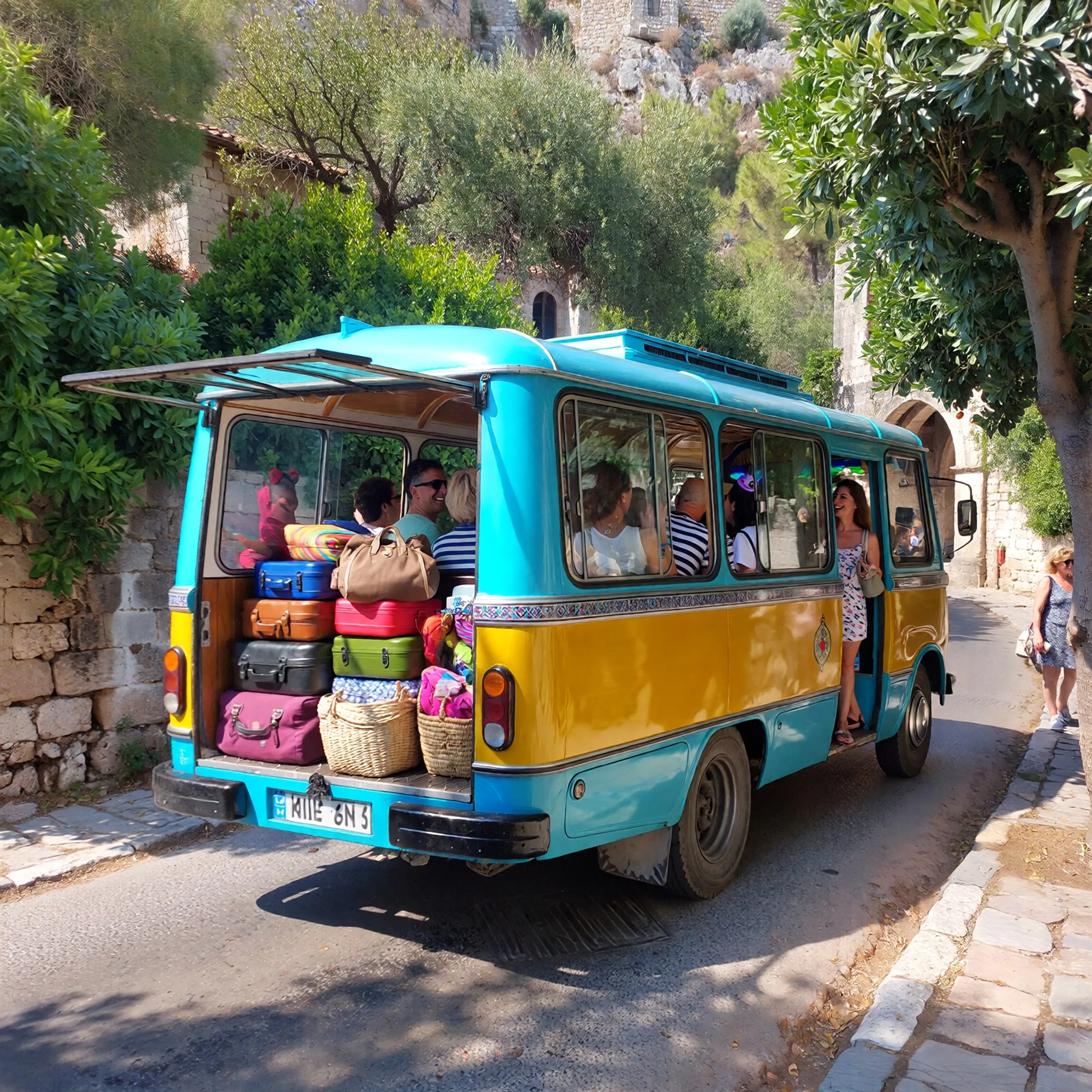 Logistyka podróży oraz transport lokalnymi dolmuszami