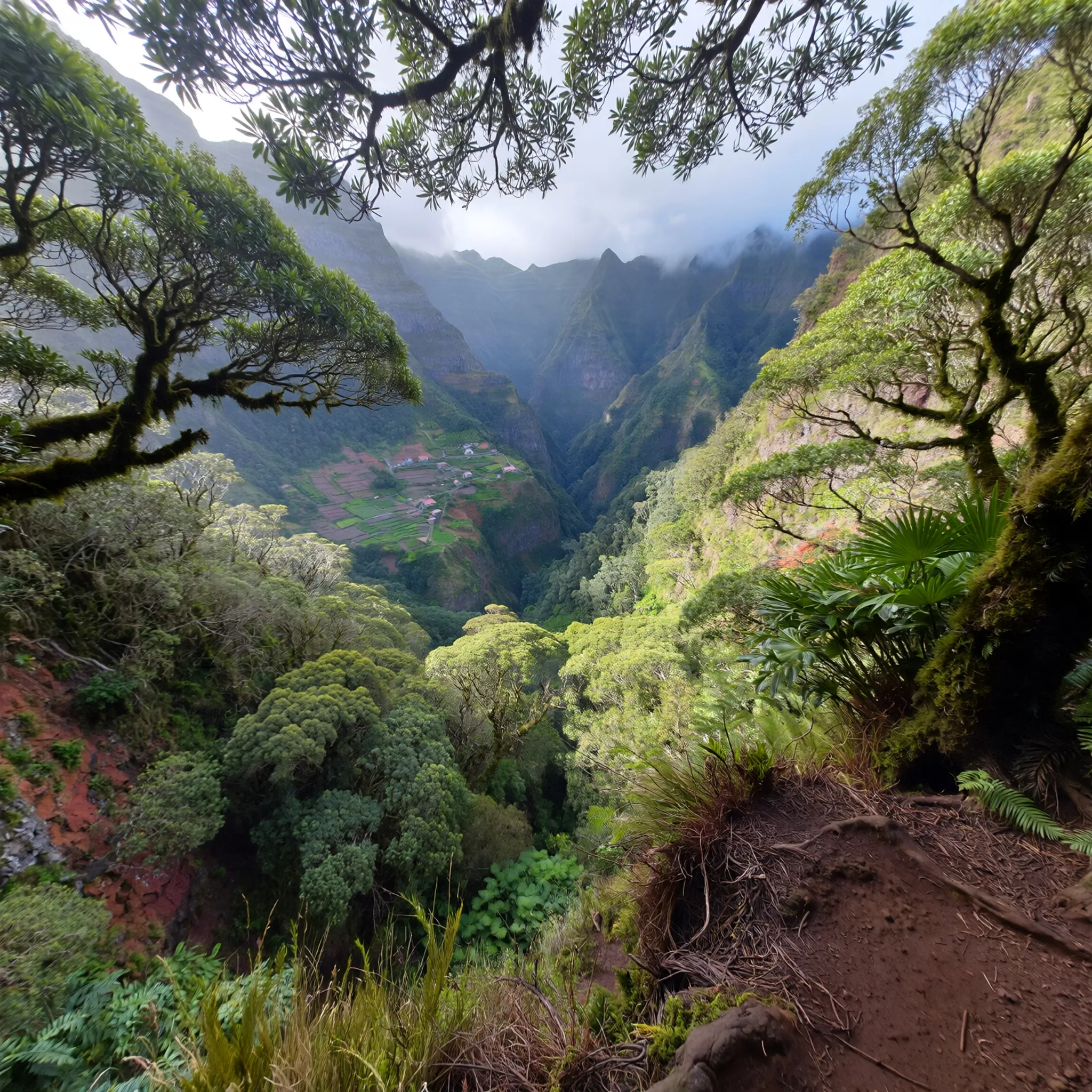 Punkty widokowe w sercu lasu laurissilva i doliny Curral das Freiras